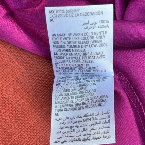 Sexy satin nightgown in a gorgeous purple color. - Picture 4 of 4